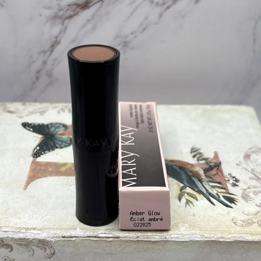 Mary Kay AMBER GLOW Creme Lipstick 022825 New Discontinued 0.13 oz